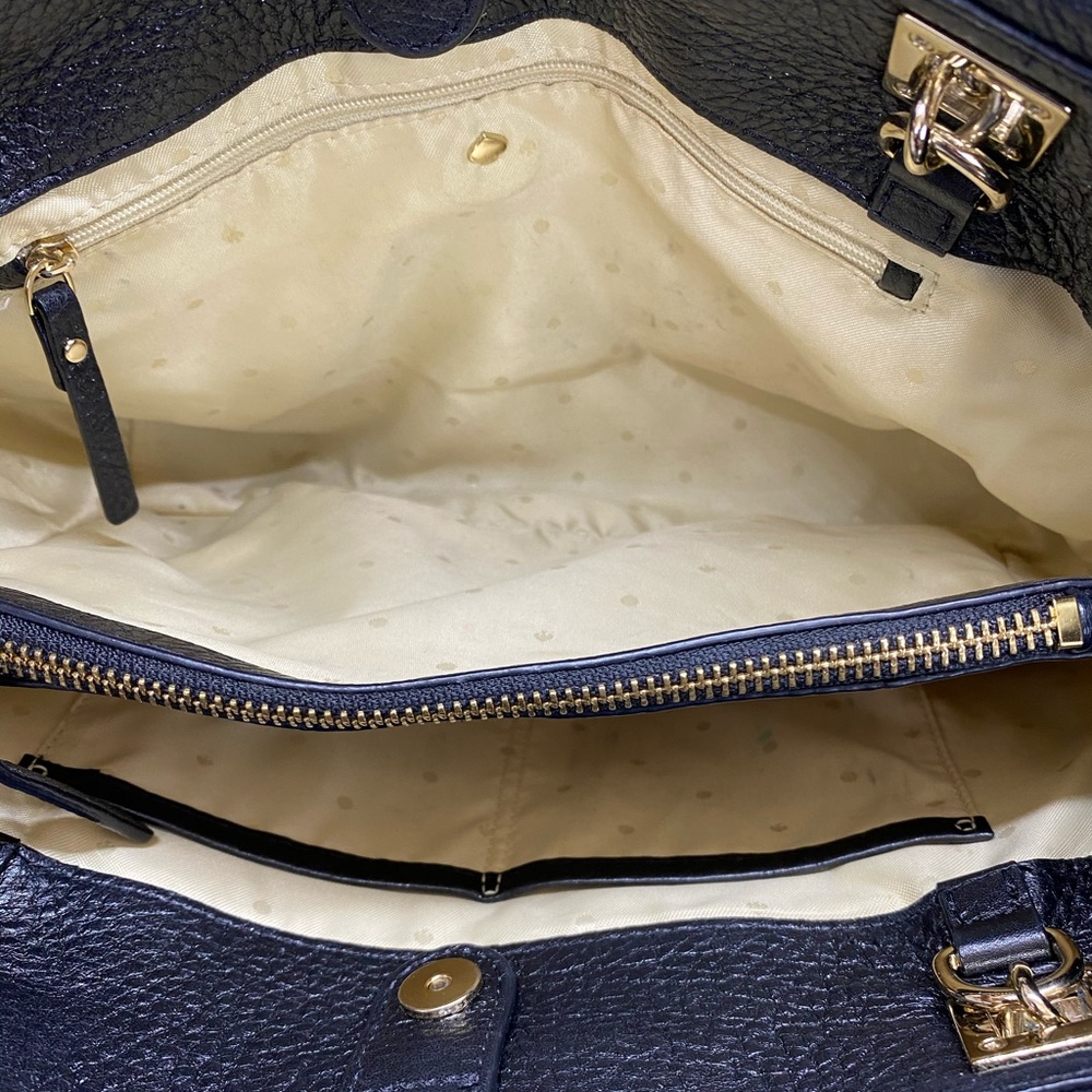 KATE SPADE ♠️ Black Leather Satchel - Picture 8 of 8